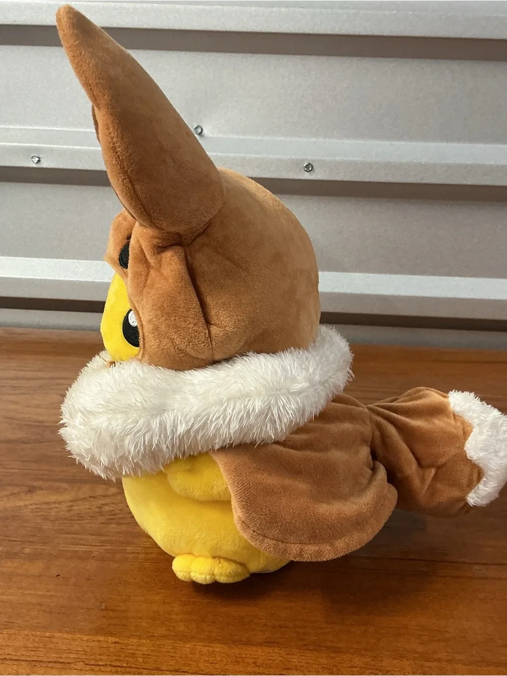 Pokemon Pikachu Cosplay Eevee Hoodie Poncho Plush Stuffed Animal